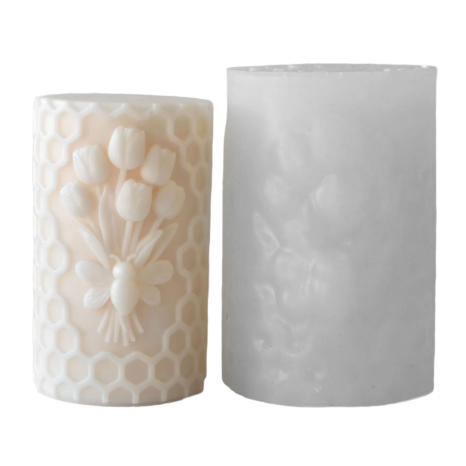Qusinfc Carved Silicone Molds for Making Soap Cylinder Silicone Molds for Epoxy Resin Project