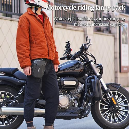 Bolsillo para pierna motocicleta impermeable con gran capacidad 2