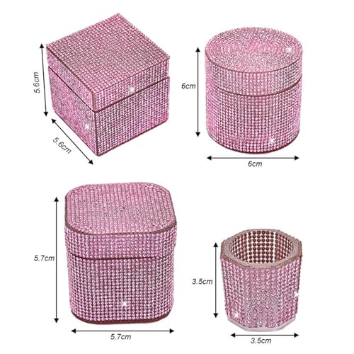 Recipiente decorativo para limpiar pinceles de uñas miniatura 7