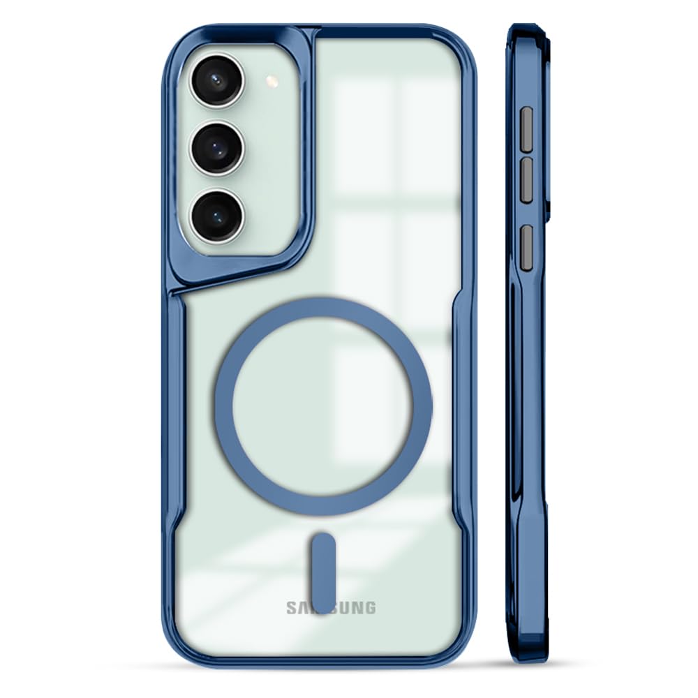 KARWAN® Samsung S23 Back Case Cover Hybrid Acrylic Transparent Electroplated Shockproof Phone Case for Samsung S23 (TPU | Titanium Blue) (B0DDQ8Q65M) Amazon Price History, Amazon Price Tracker