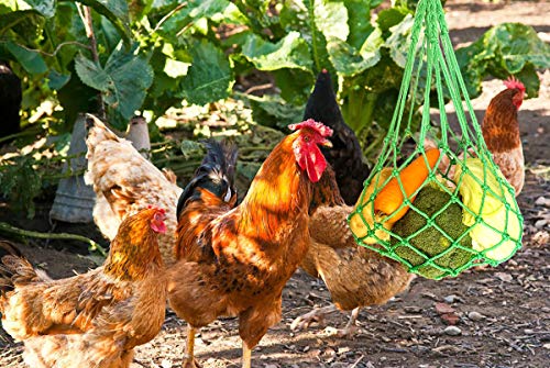 CooShou Hühner-Gemüse-Schnur, Geflügel, Obst-Halter, Hühnerkraut, Futter-Werkzeug mit Haken für Hühner, Hühnerstall… – Bild 6