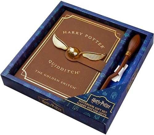 Harry Potter Conjunto de caderno A5 com caneta vassoura para cria...