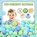 TRENDBOX 100 pcs Mixed Color Ball Pit Balls Plastic Balls for Ball Pit Pool Playpen Babies Kids Children Birthday Parties