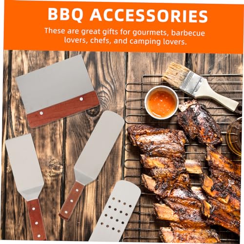Set de 12 utensilios para barbacoa de acero inoxidable miniatura 5