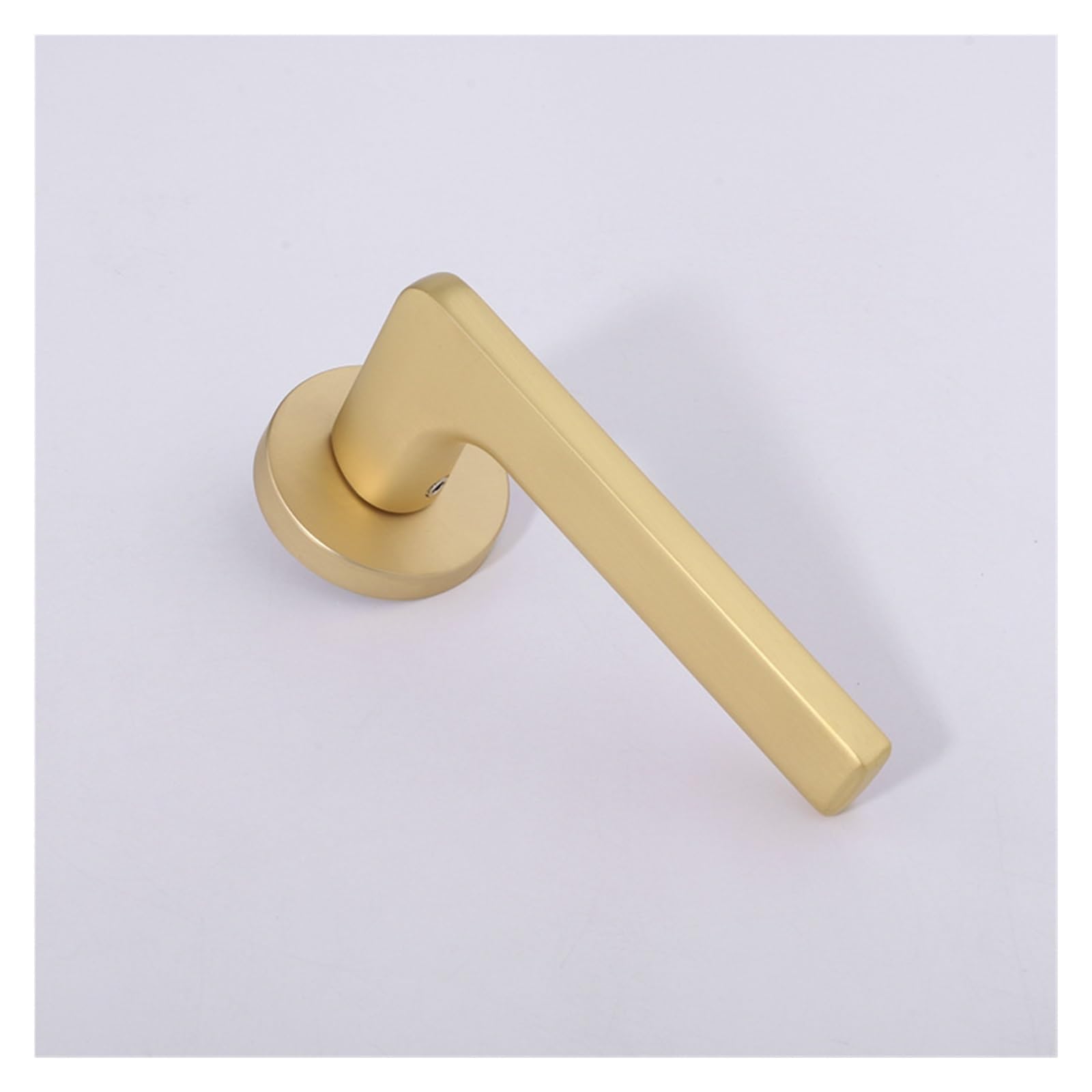 Indoor Door Lock, Universal Zinc Alloy Handle Lock for Wooden Doors - Silent Operation, Multiple Finishes Available(Brushed Copper)