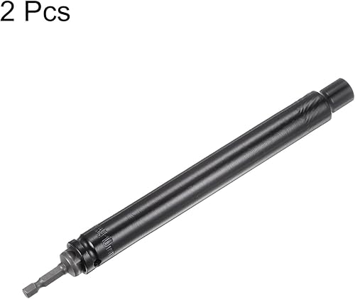 Miniatura 3 de HARFINGTON 2 llaves huecas extralargas, 0.394 in x 7.874 in de profundidad con adaptador de taladro eléctrico de vástago hexagonal de cambio rápido