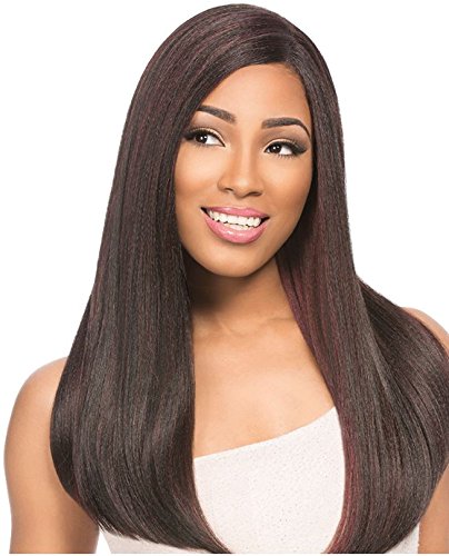 SENSATIONNEL LACE FRONT EDGE WIG SWISS Silk Based Lace 4X4 Natural Look & Comfortable Fit Unlimited Parting Options - VIVICA (1B)