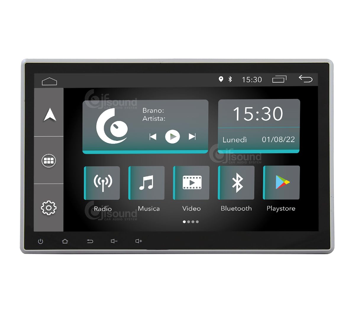 JF Sound - Autoradio Android JF-011-X7C-RK - Per Renault Kangoo, Trafic e Nissan Primastar (2021>) - CarPlay e Android Auto - GPS - 2GB RAM - 32GB ROM - DAB+ - 10" HD - Prodotto in Italia