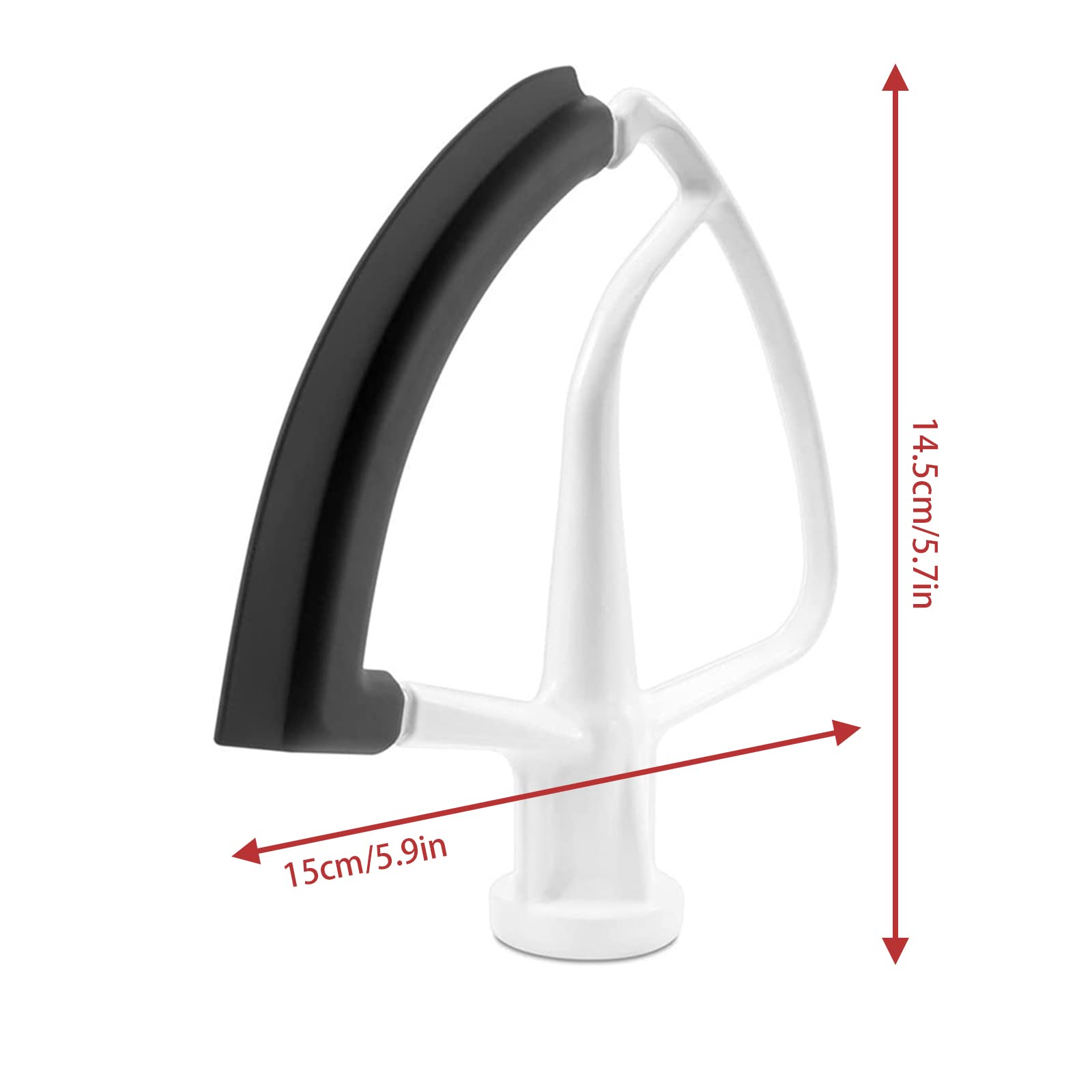 Giętka łopatka do mieszania dla Kitchen-Aid na 4-5 litrów mis, giętka łopatka z powłoką nieprzywierającą dla Kitchen-Aid Akcesoria do robota kuchennego