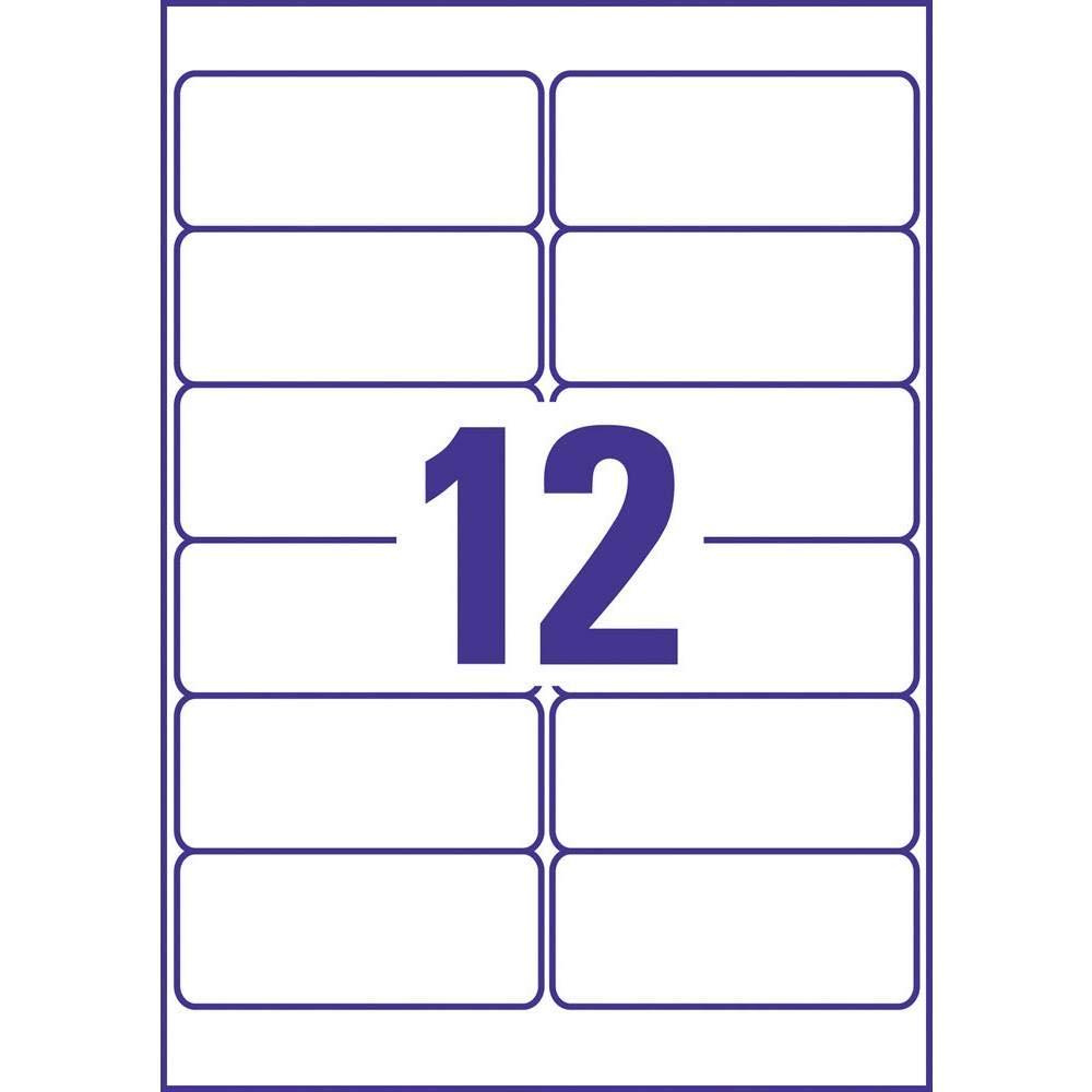 AVERY/Zweckform étiquettes résistantes aux intempéries Contenu: 240 étiquettes avec bord tout autour, 99,1 x 42,3mm