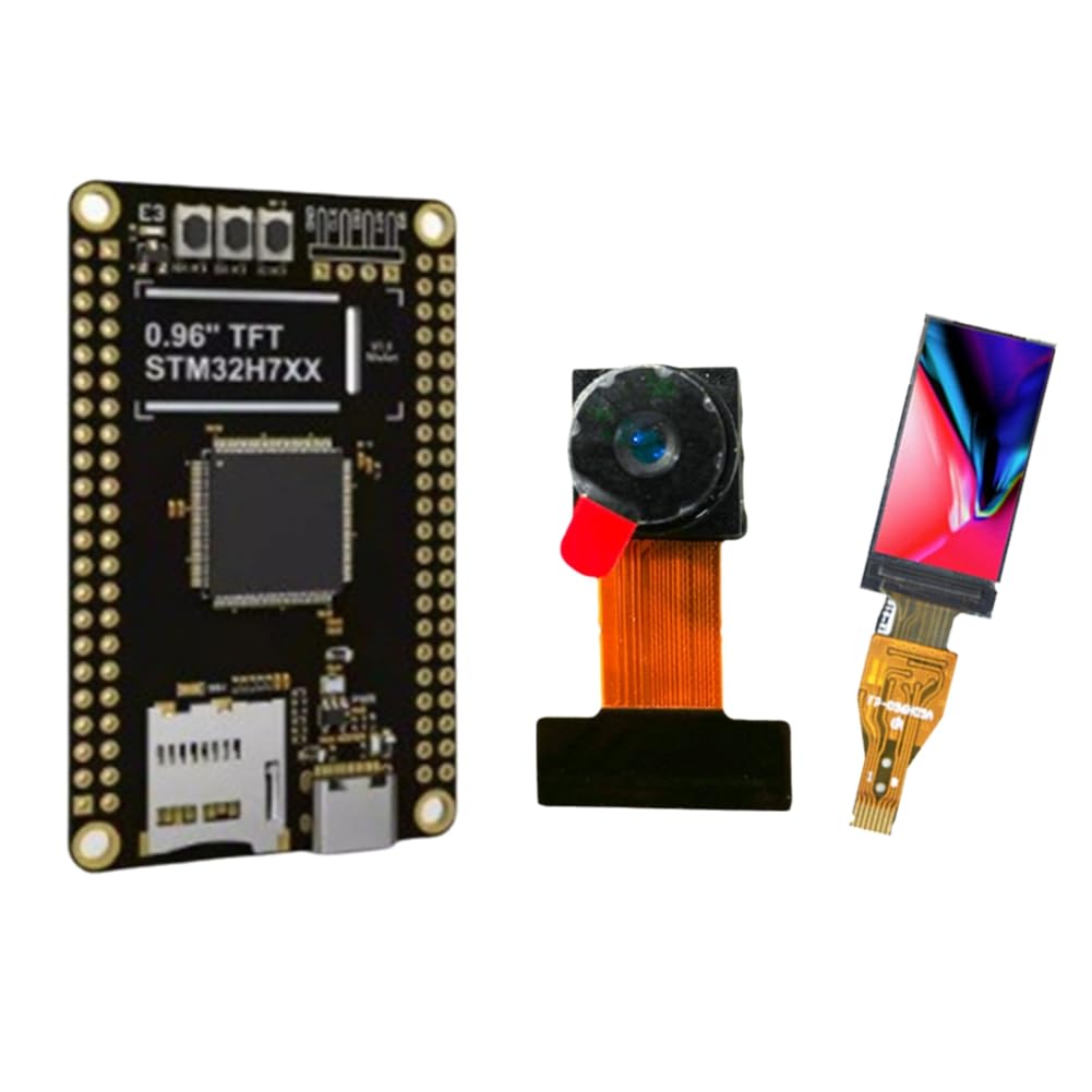 STM32H7 Core Board +0,96-Display + OV7725-Objektiv STM32H750VBT6-Entwicklungsplatine, STM32-Minimalsystemplatine
