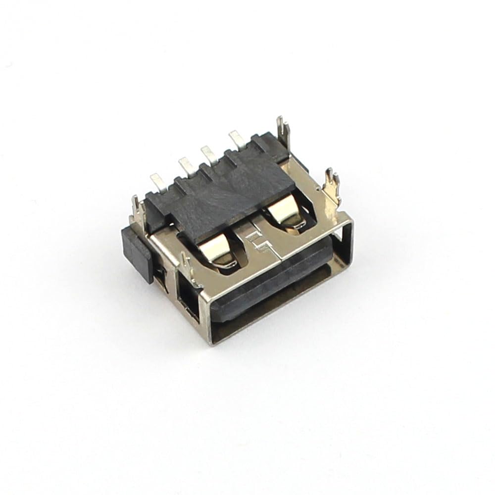 Wiring Connecting Terminals - 10pcs USB Connector 2.0 AF Female 4 Pin 4P Type A Right Angle SMT SMD DIP 4 Legs Socket Jack Plug - (Color: SMT)