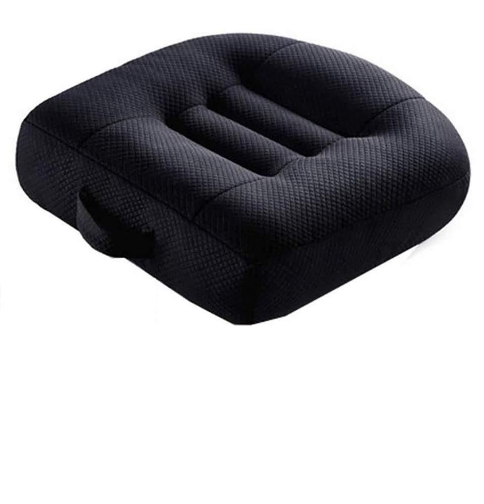 odeer - Car Booster Cushion, Portable Auxiliary Seat for Driver, Passenger, 3D Breathable Mesh Non-Slip Seat Cushions with Practical Handle, Black, 6.7 x 6.5 x 4.7 x 4.7