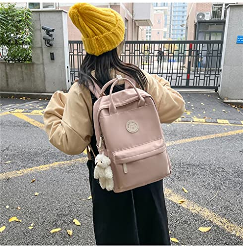 Cute Backpack Preppy Backpack College Backpack Kawaii Backpack Aesthetic Backpack Kawaii Bag with Cute Stuffs (pink)3
