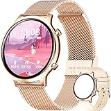 ieverda Fitness Watch Uhr Voller Touch Screen Fitness Uhr IP68 Wasserdicht Fitness Tracker Sportuhr mit Schrittzähler Pulsuhren Stoppuhr für Damen Herren Smart Watch für iOS Android Handy
