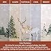 Maison d' Hermine Table Cloth Rectangle Table 100% Cotton 60 x 90 Inches Fall Tablecloth Reusable Everyday Use for Thanksgiving Christmas Decorations Dining Farmhouse Party (Deer in The Woods)