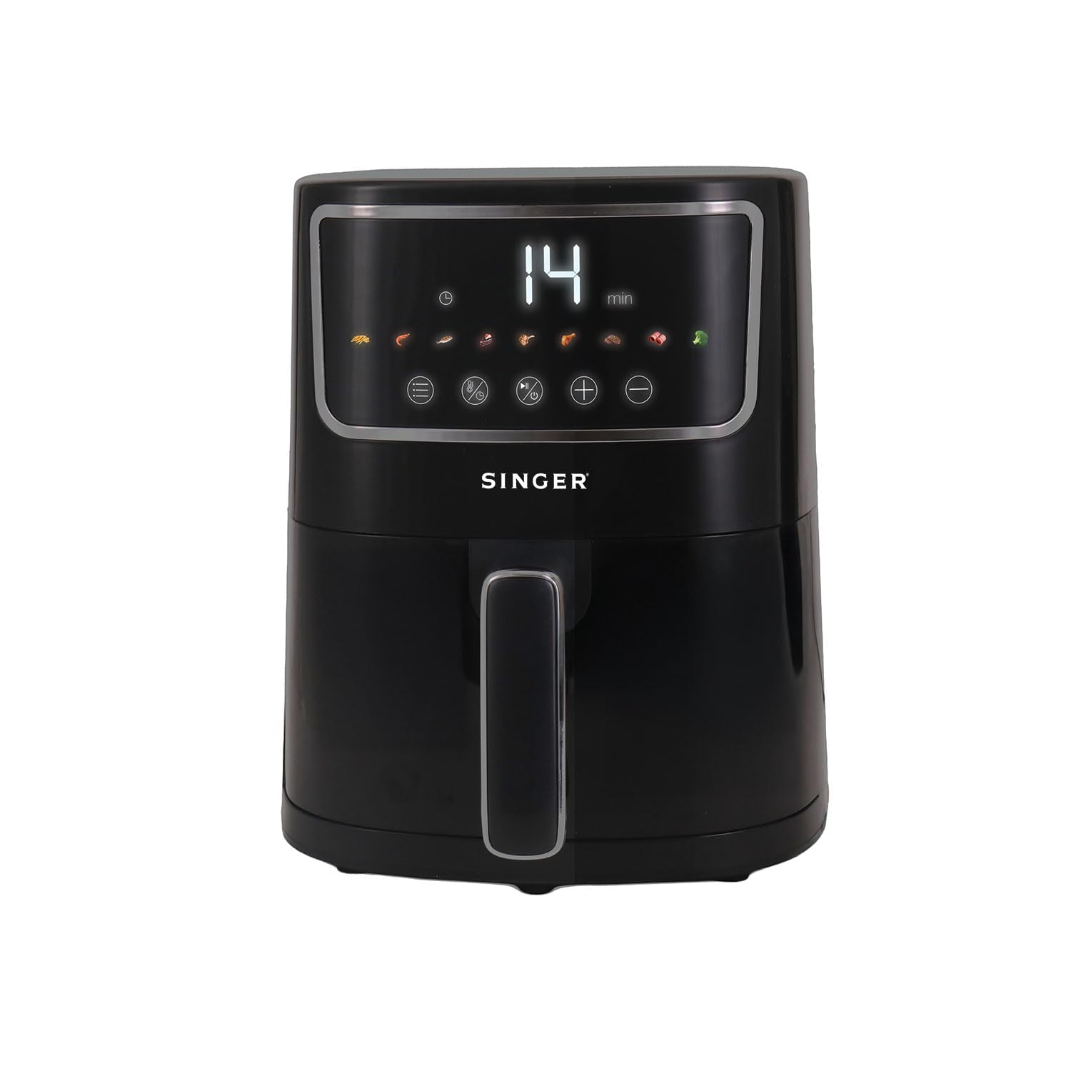 SINGER Electric Airfrio Air Fryer 1350W | 4.4L Basket | 100% Oil-Free Cooking | Digital Display | 10-in-1 Functions | 360° High-Speed Air Circulation | ISI Certified | 2 Years Warranty discount deal