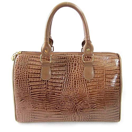Bolsa de Mão bauzinho em Couro Maria Adna