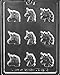 Grandmama's Goodies A156 Assorted Small Unicorn Heads Chocolate Candy Soap Mold with Exclusive Molding Instructions ...