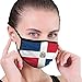 Produktbild Mundschutz Gesichtssch Flagge der Dominikanischen Republik Männer Frauen Kinder Teenager Grafiken Waschbare Wiederverwendbare Gesichtsbehandlung - Abdeckung für den BAU