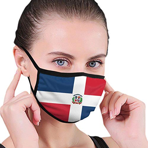 Preisvergleich Produktbild Mundschutz Gesichtssch Flagge der Dominikanischen Republik Männer Frauen Kinder Teenager Grafiken Waschbare Wiederverwendbare Gesichtsbehandlung - Abdeckung für den BAU