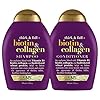 OGX Thick & Full + Biotin & Collagen Shampoo & Conditioner Set, (packaging may vary), Purple, 13 Fl Oz (Pack of 2)