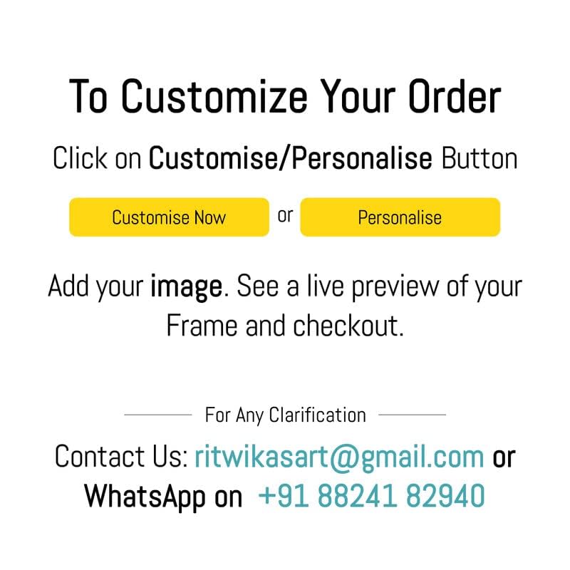 Image of Ritwika's Synthetic Wooden Personalized Picture Wall Mount Frame With Your Photo | Customised Gift For Anniversary, Birthday, Wedding, Couples | Size 13.5x13.5 Inches IN, Set of 1 (Square), Black