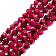 Dyed Rose Red Tiger Eye