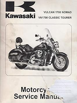 Paperback 2009 KAWASAKI MOTORCYCLE VULCAN 1700 NOMAD SERVICE MANUAL 99924-1414-31 (716) Book