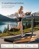 Folding Treadmill with 16% Incline, 3 in 1 Foldable Treadmill, Under Desk Walking Pad for Home Office, 10KM/H, 2.5HP Quiet Motor Portable Running Machine with Remote & LED Display, 136KG Capacity