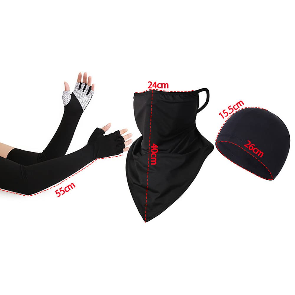 YEKEYI UV Sun Protection Arm Sleeves Anti Slip Cooling Arm Cover Sleeves for Basketball Golf Running Cycling Fishing