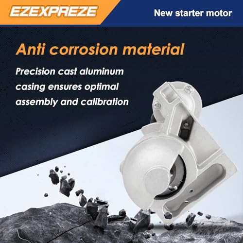 Image of Ezexpreze Starter New for 99-03 Chevrolet S10 2.2L, 97-05 Malibu 3.1L, 00-05 Impala 3.4L, 97-01 Lumina 3.1L, 99-03 GMC Sonoma 2.2L, 01-05 Pontiac Aztek Grand Prix Am 3.4L, 97-05 Buick Century