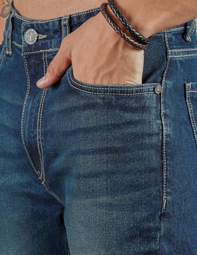 Image of HIGH STAR Men's Mid Rise Regular Jeans