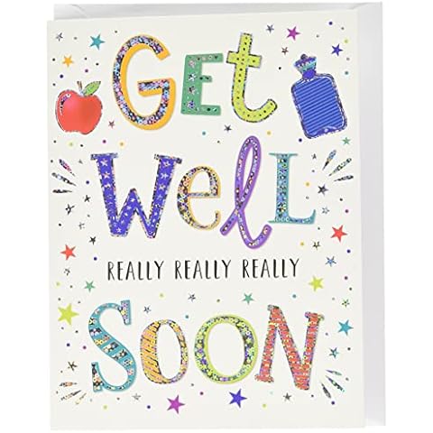 Piccadilly Greetings Get Well Soon Card Cover