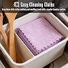 24 Pack Kitchen Dishcloths - Does Not Shed Fluff - Reusable Dish Towels, Dish cloths, Super Absorbent Coral Fleece Cleaning Cloths, Nonstick Oil Washable Fast Drying, 7 x 9 Inch (Multicolor) #4