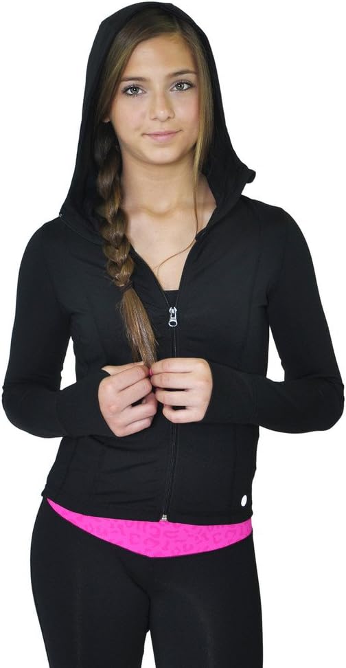 GIRLS HOODED YOGA JACKET