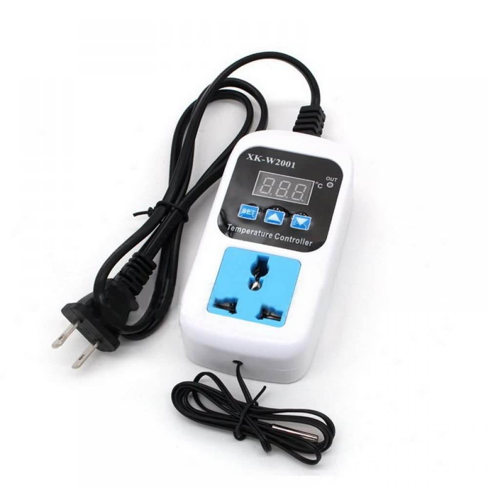 KETRIX XK-W2001 AC110-220V Red Digital Thermostat Regulator Temperature Controller Microcomputer Socket with Probe 1m Cable EU Plug (B0B21MYWFQ) Amazon Price History, Amazon Price Tracker