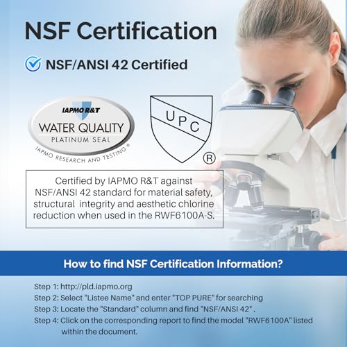 ICEPURE BORPLFTR50 Replacement for Bosch Ultra Clarity Pro Water Filter Compatible with 12033030,12028325,11025825,17005582,RA450022,WFC100MF,WFS200MF,B36CT80SNS,B36CL80ENS,BORPLFTR55,REPLFLTR55 4PACK