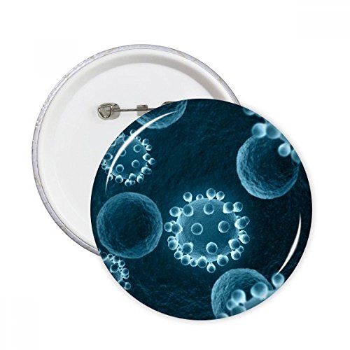 Badge créature cellule bleue XL idée cadeau originale pour prof de SVT et chercheur
