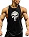 Men's Bodybuilding Fitness Vest Stringer Tank Top Sport Gym Cotton Sleeveless Shirt