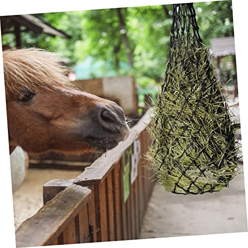 Yardwe 2 Unidades Saco De Malha De Feno Para Alimentação De Cavalos Bolsa De Armazenamento De Tecido