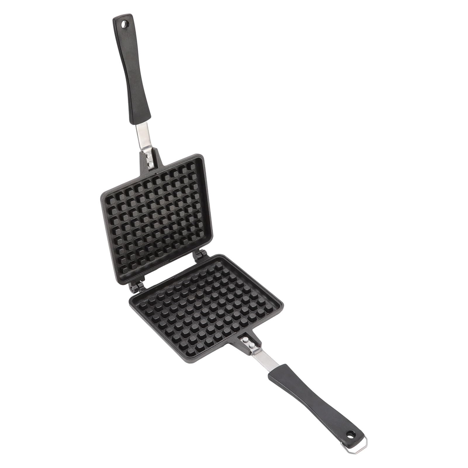 Stampo per waffle, macchina per waffle antiaderente, teglia quadrata in alluminio pressofuso di facile utilizzo con isolamento termico per la preparazione di colazioni indoor e
