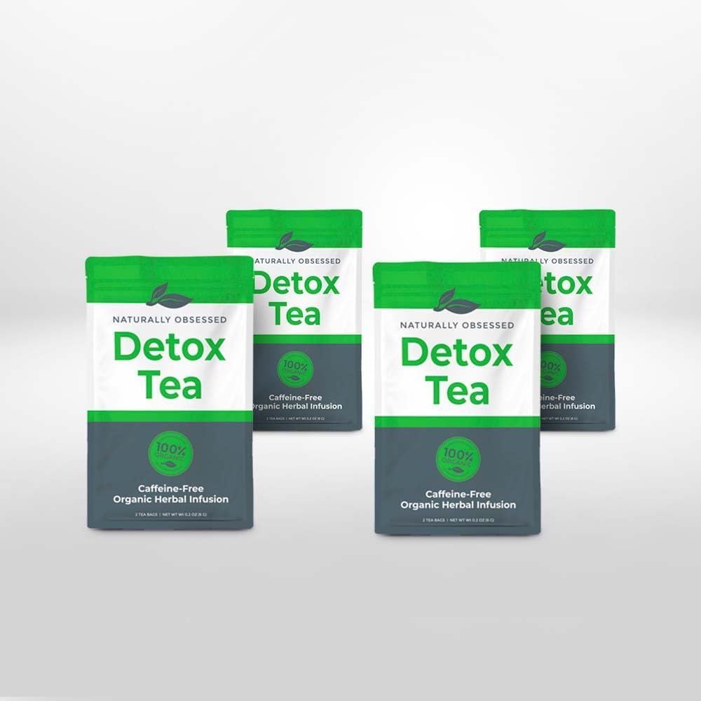 |Drink2shrink| Naturally Obsessed Detox Tea - Original blend - Support For Detox and Natural Cleansing - Filtered Tea Bags (4 Sachets = 8 Bags)
