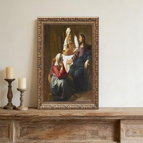 Impression sur toile Vermeer de haute qualité avec cadre - 4