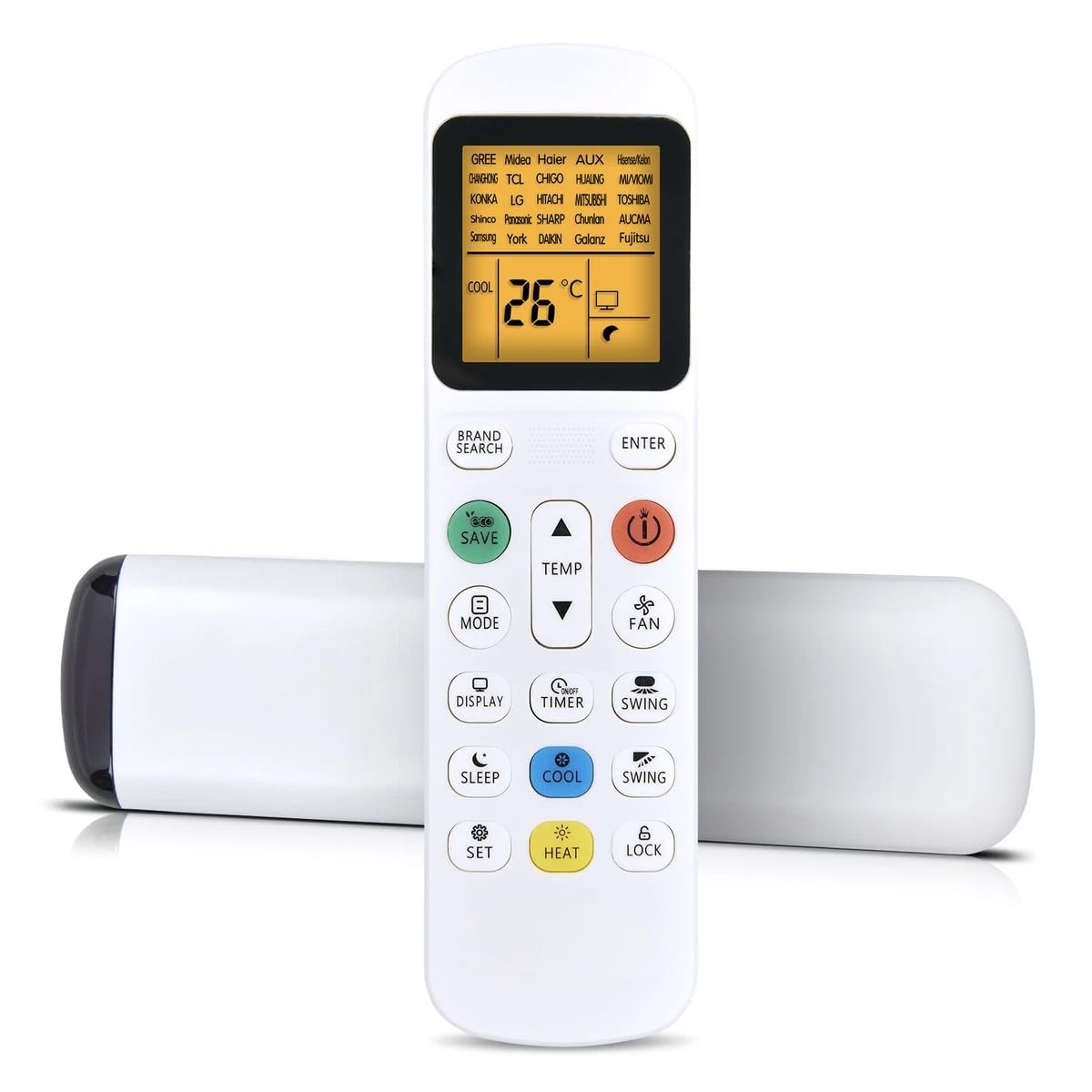 ANI-Universal 309 Universal AC Remote Control Compatible with LG, Samsung, Daikin, TCL, Mitsubishi, Toshiba, Hitachi, Backlit LCD Display, 8 Metres Range, Auto-Search Function-picture-15