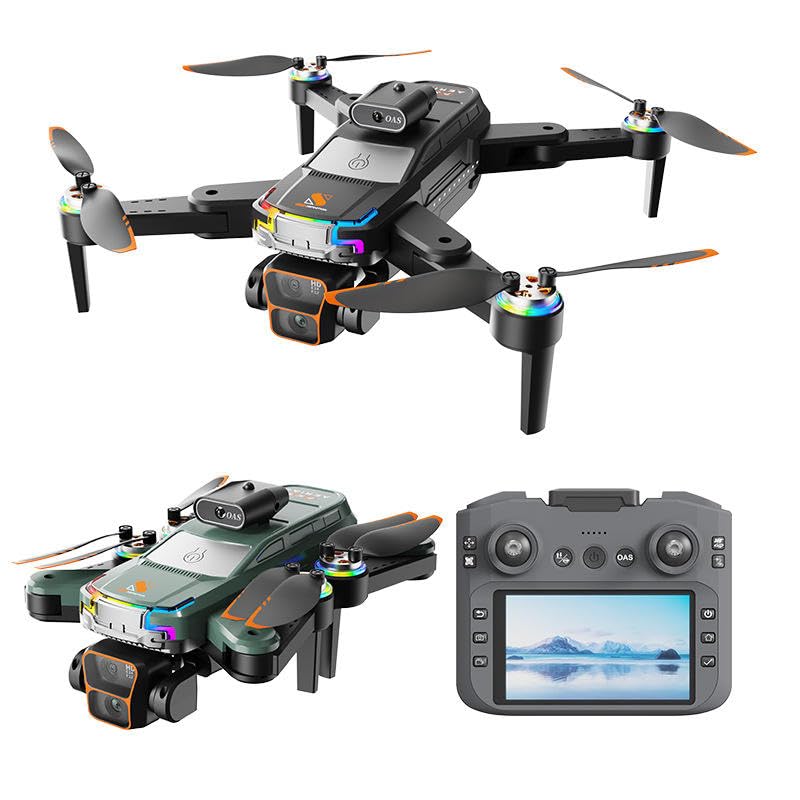 Image of dRoNe wItH hD DuAl cAmErA BrUsHlEsS MoToR, oNe cLiCk tAkEoFf /lAnDiNg FlIp rOlLiNg gEsTuRe cOnTrOl wI-Fi cAmErA ReMoTe cOnTrOl -X DrOnE (JS39P)