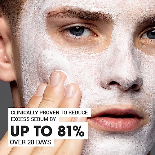 Shakeup Cosmetics Mens Face Wash & Mask for Oily Skin 2-in-1 Formula for Oil Control & Breakout Prevention. Vegan with Volcanic Pumice - Image 3