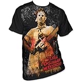 Impact Texas Chainsaw Massacre - Full Color Chainsaw T-Shirt Size XL Black