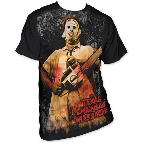 Impact Texas Chainsaw Massacre - Full Color Chainsaw T-Shirt Size XL Black