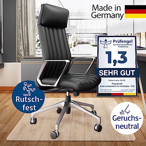Bodenschutzmatte Floordirekt – Kratzfest und rutschfest in Milchweiß